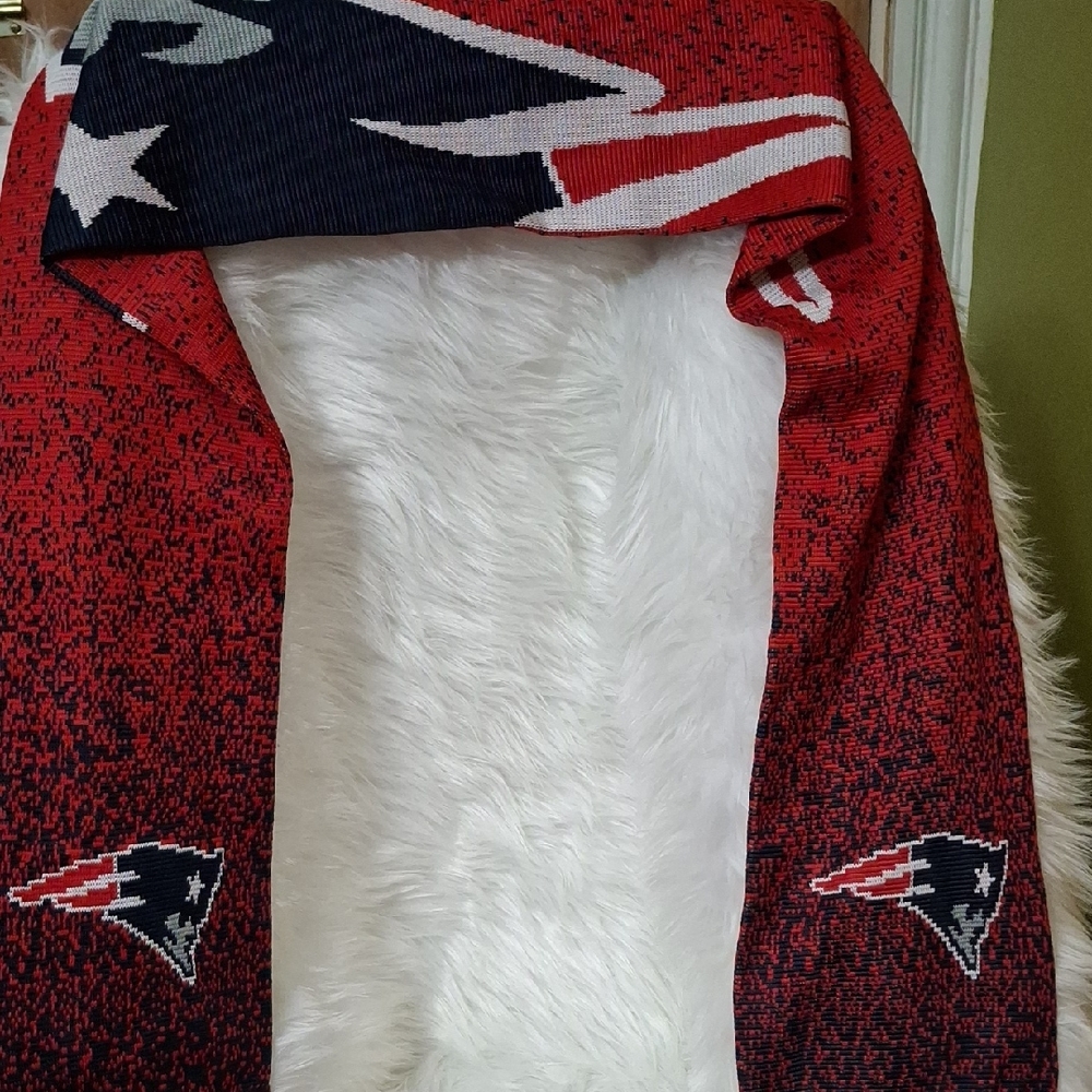 Patriots Red and Blue Scarf